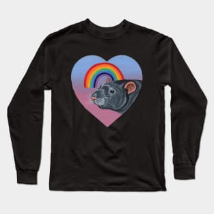 Rainbow Rat Long Sleeve T-Shirt